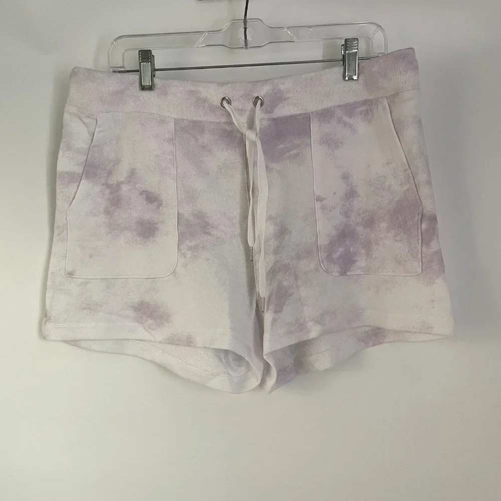 NWT Rails Lavender Tie Dye Robin Cotton Lounge Shorts XL